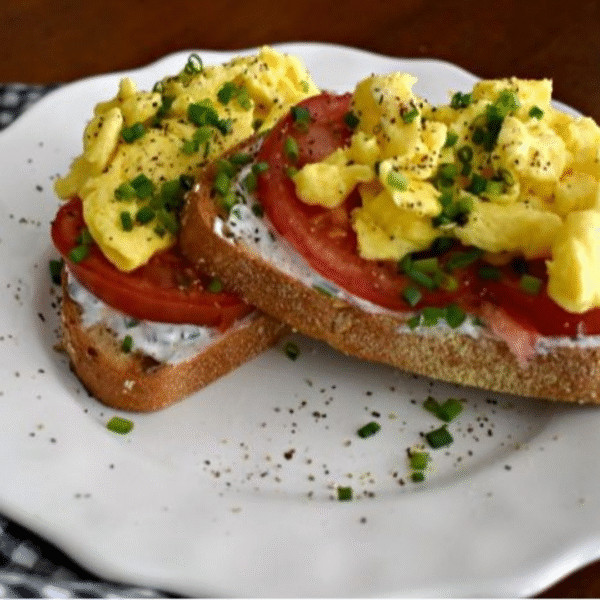Scrambled Eggs on Toast