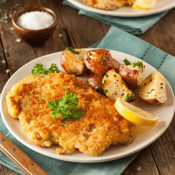 Homemade Chicken Schnitzel